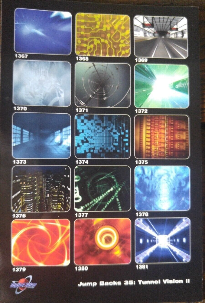 Digital Juice Jump Backs Software DVD JB35 Tunnel Vision II Disc 1