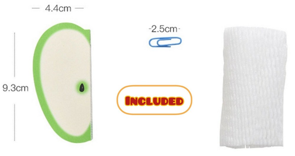 3D Cute Fruit Note Memo Pads Gift Set
