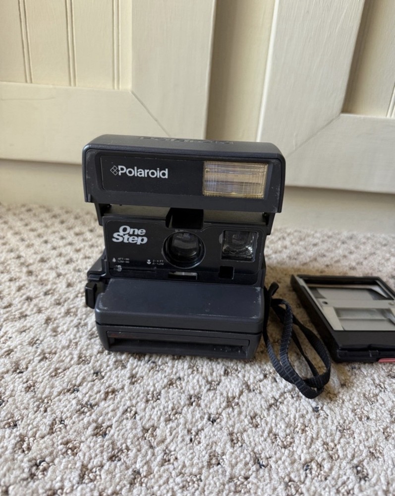Vintage One Step Polaroid Instant Camera Kit NOT TESTED