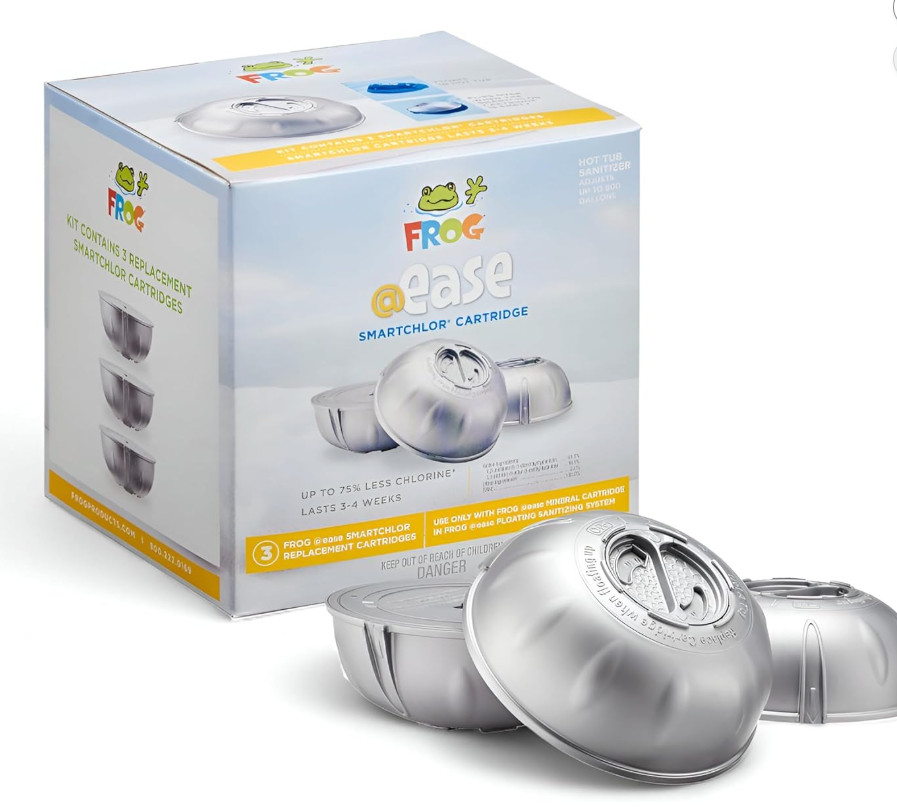 [NEW] (FR0G® @ease® Floating, SmartChlor® Replacement Cartridges, 3 pack