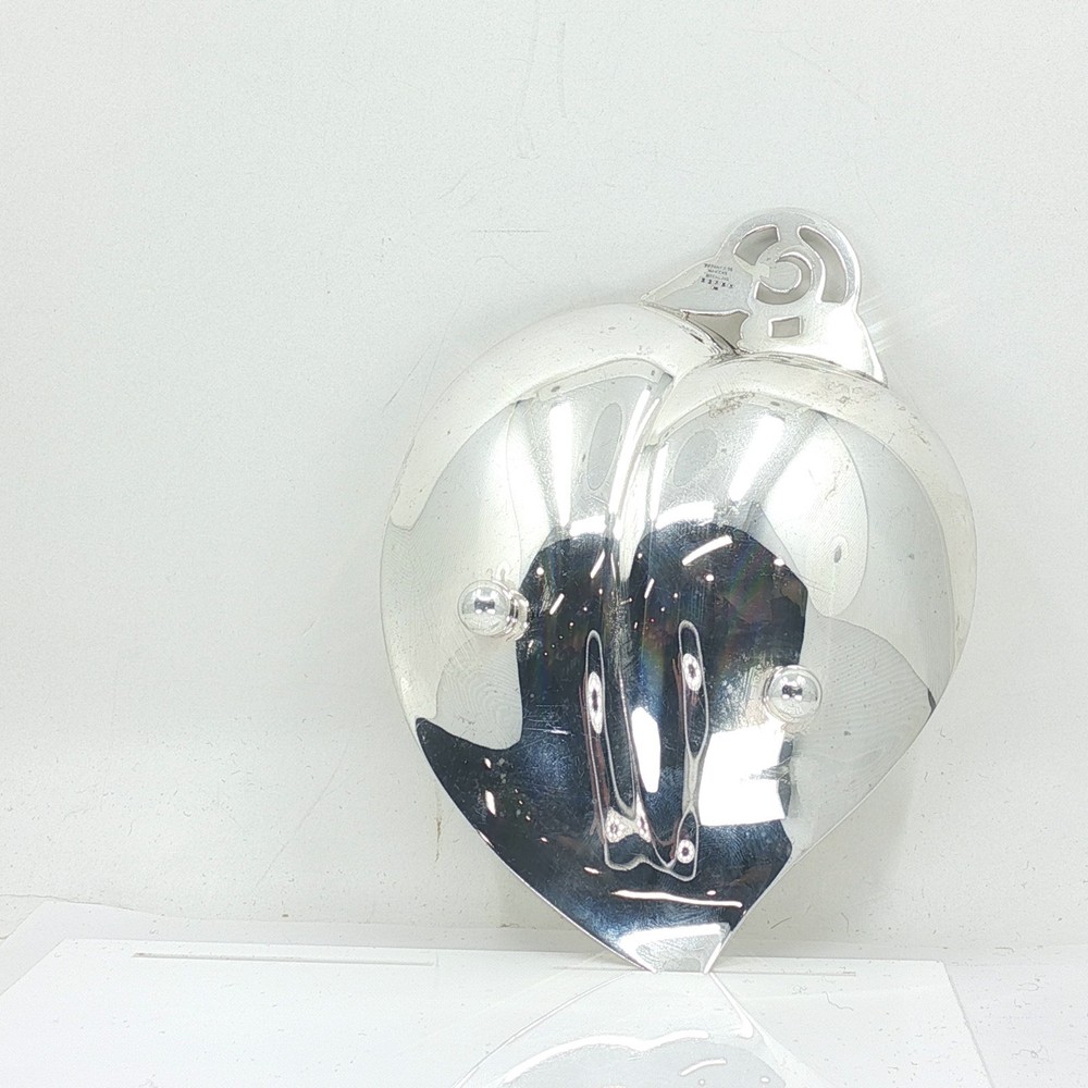 Tiffany & CO. Sterling Silver Footed Leaf Candy Dish #25053