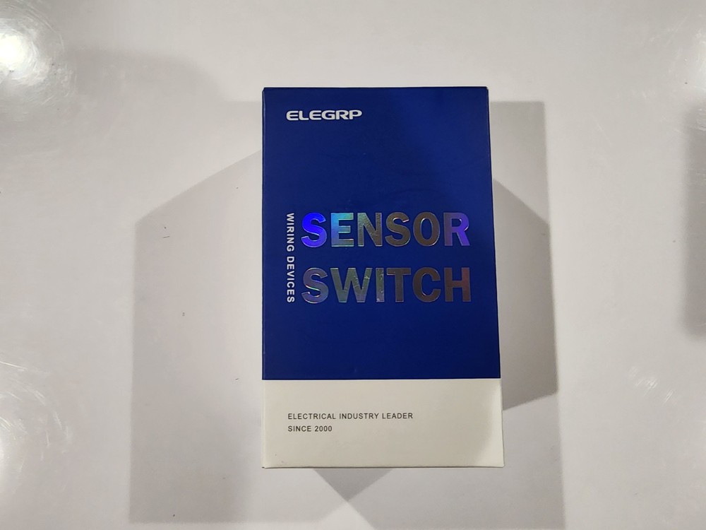 ELEGRP Occupancy Sensor Light Wall Switch Passive Infrared Motion Activated WHT