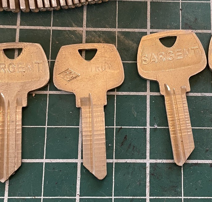 10 Sargent RC 5 Pin Key Blanks Locksmith