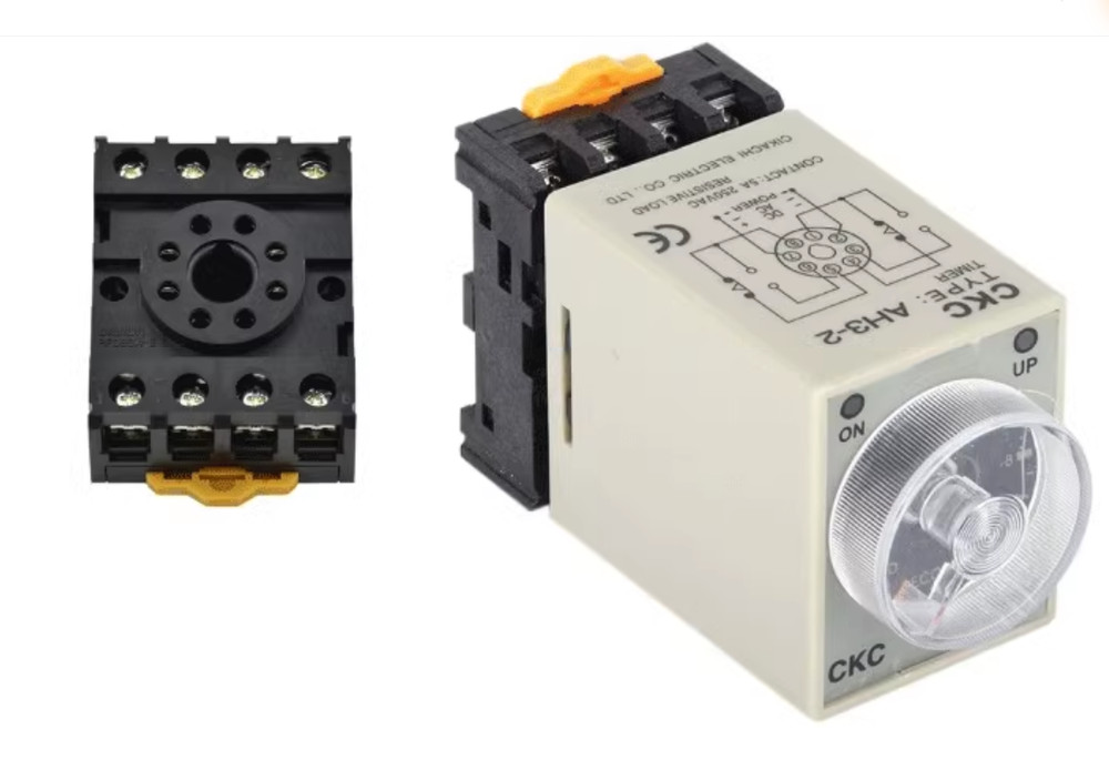 1PC New CKC timer AH3-3 AC110V 1S #LL