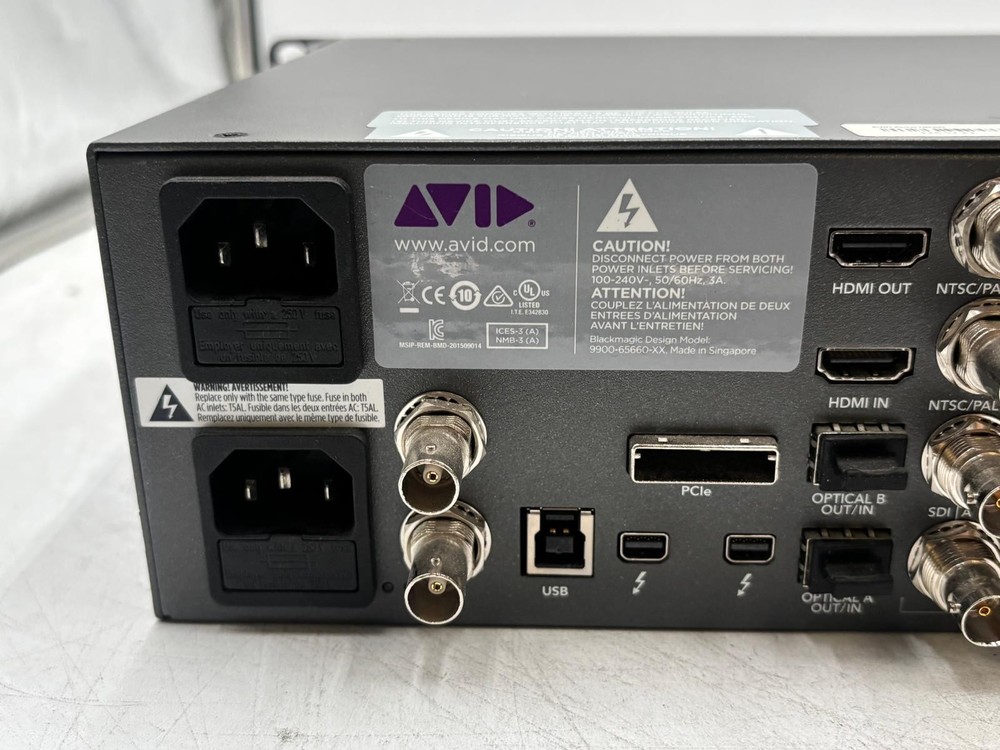Avid Artist BlackMagic DNxIO Professional Video I/O Interface