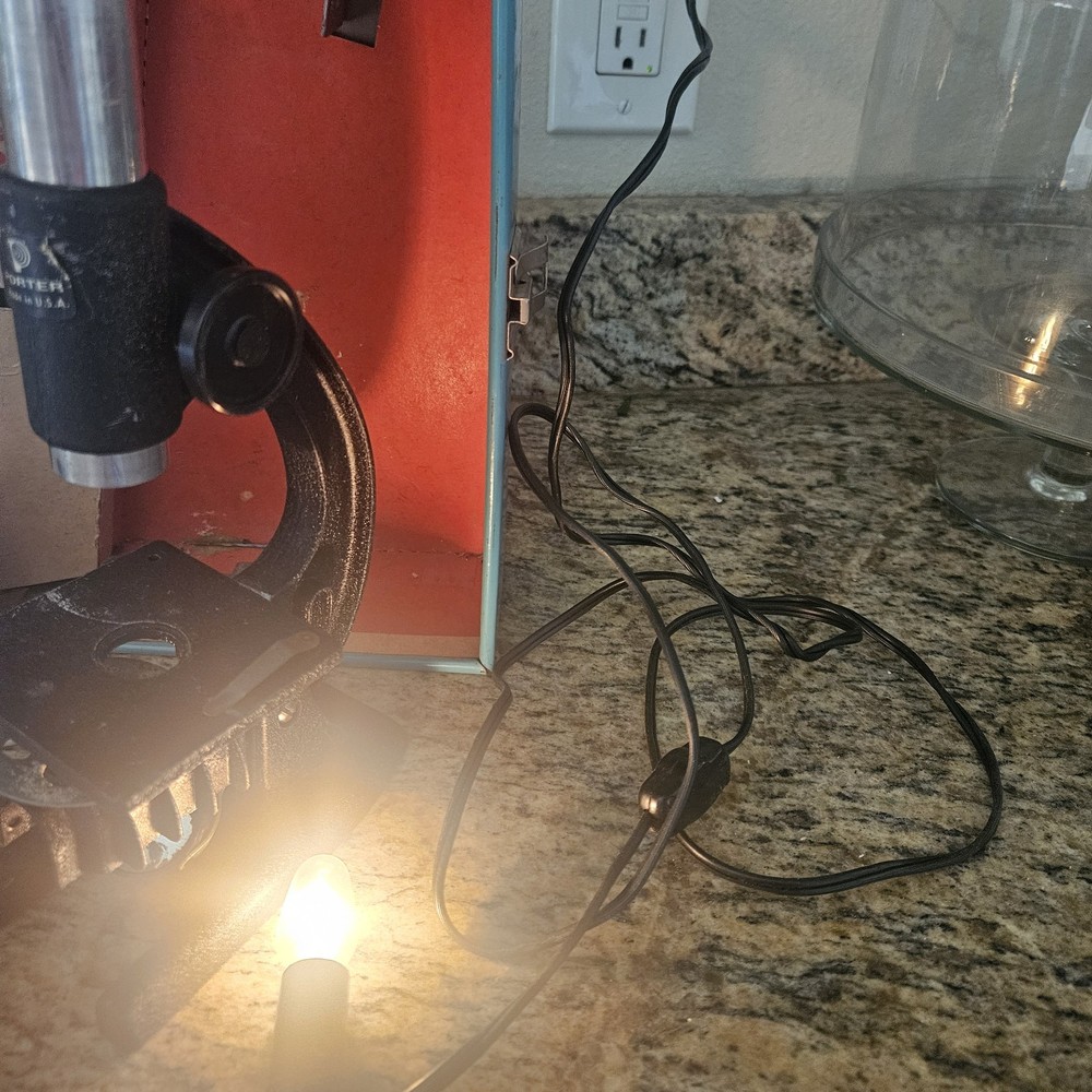 Porter Science ~Microcraft Student Research Microscope Lab~ No. 264 w/ Extras