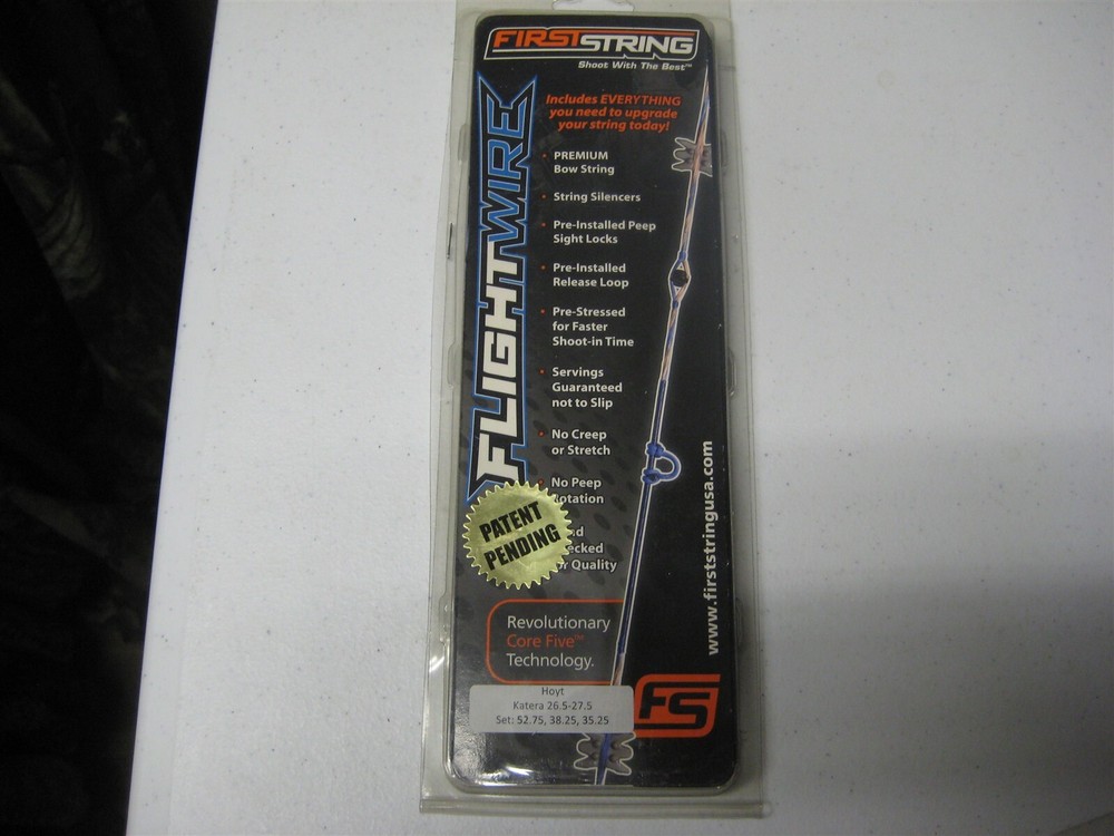 First String Flight Wire Bow Strings Hoyt Katera 26.5-27.5 Blue Deer Elk hunting