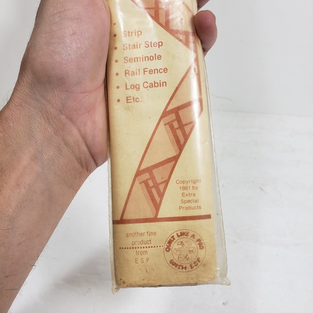 Vintage ESP Quilter's Seminole Stripper 3 Pc Template Set for Patchwork Quilting