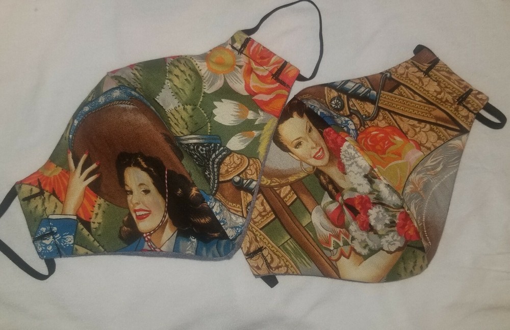 2-Pack Senorita print Face Masks