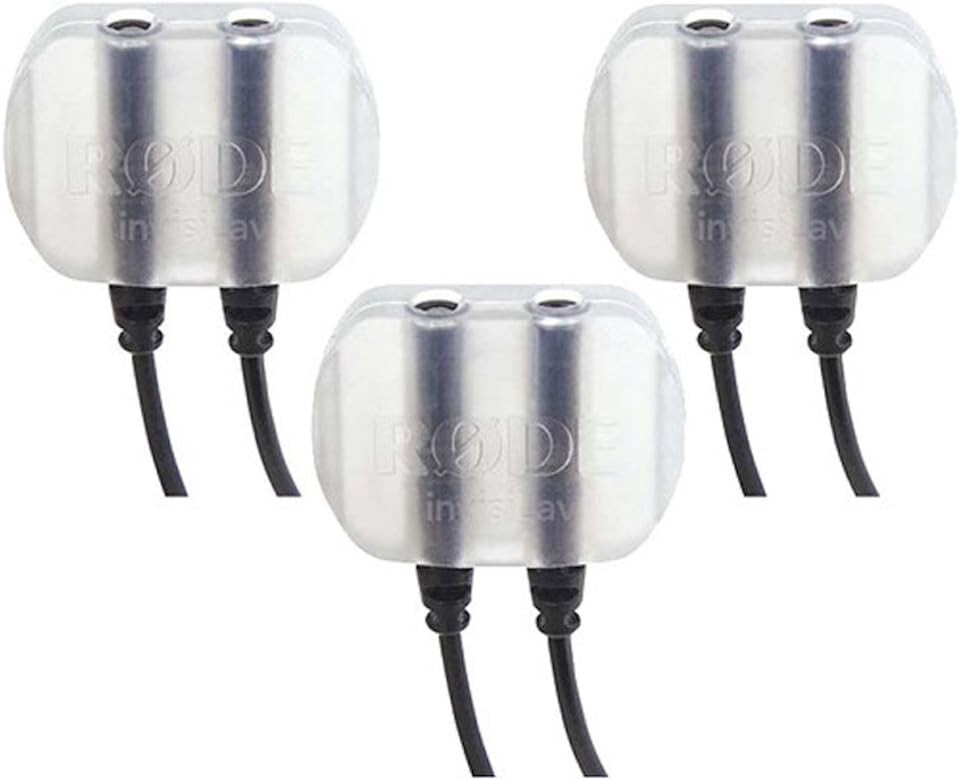 Rode InvisiLav Discreet Lavalier Mounting System 3-Pack for Skin Safe