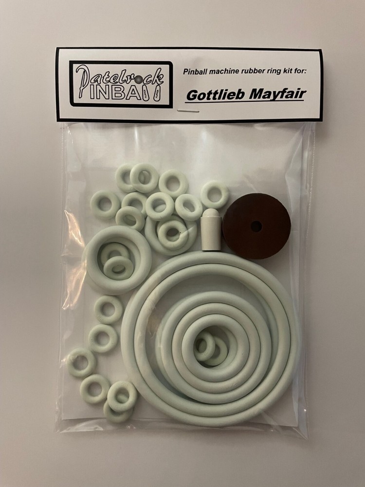 1966 Gottlieb Mayfair Pinball Machine Rubber Ring Kit