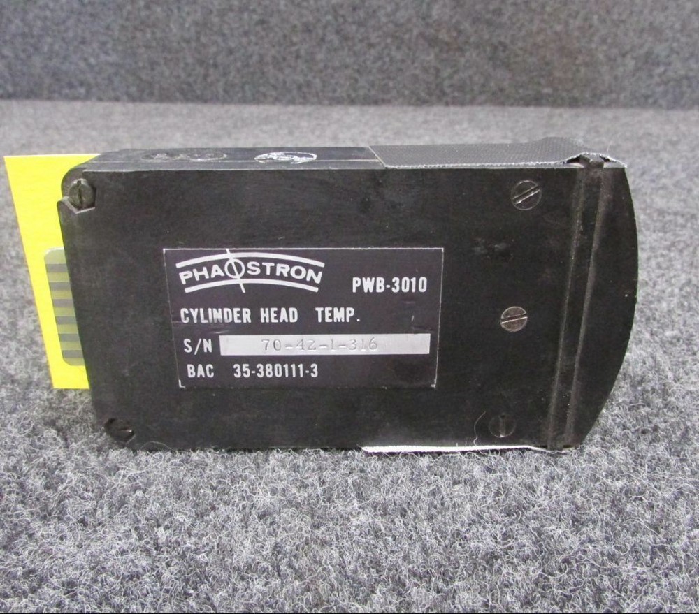 35-380111-3 (USE: PWB-3010) Phaostron Cylinder Head Temp. Indicator
