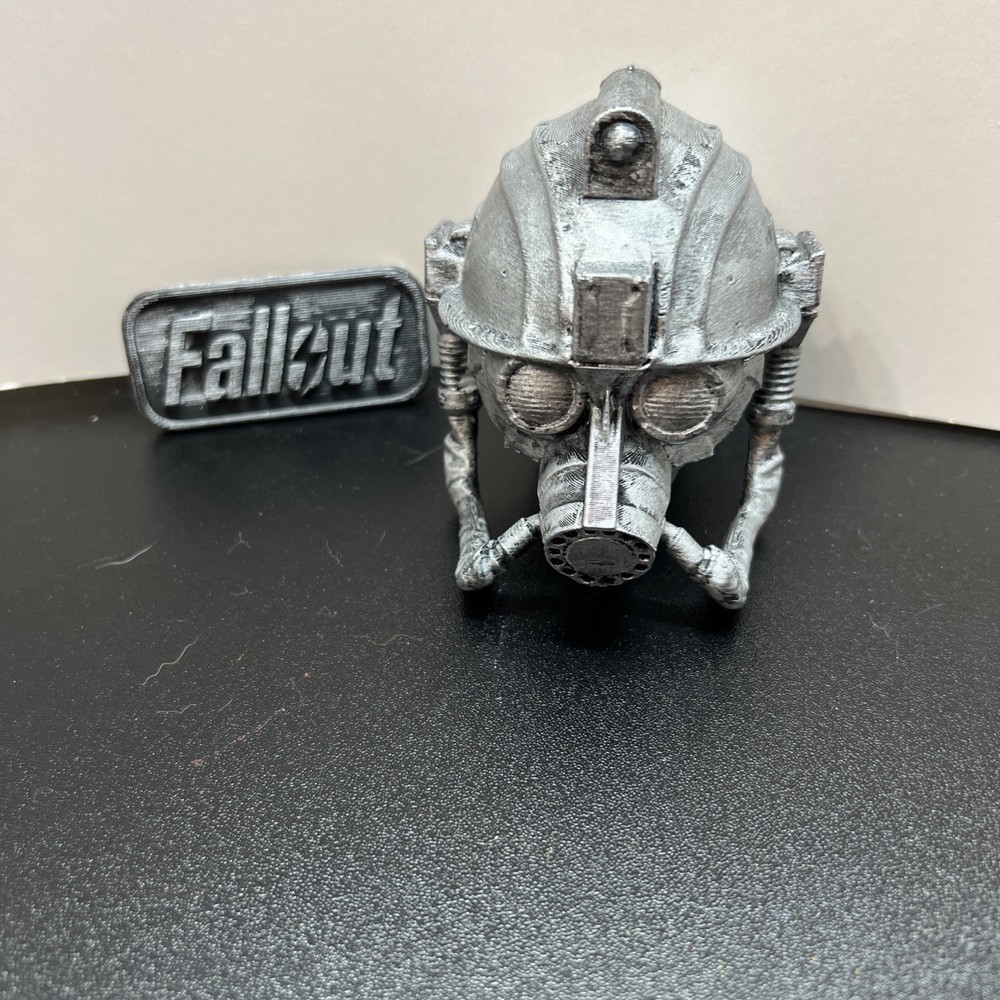 Fallout inspired Helmet That Is Hand Painted And 3-D Printed