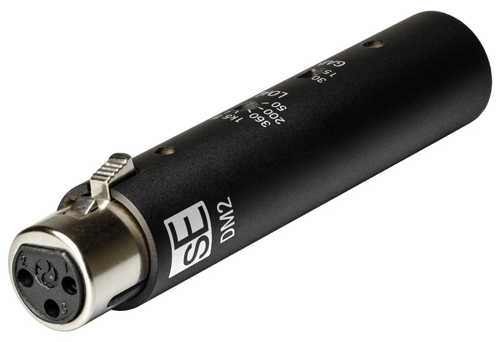 Se Electronics DM2 TNT Black Microphone Preamp For Dynamic+Passive Ribbon Mics