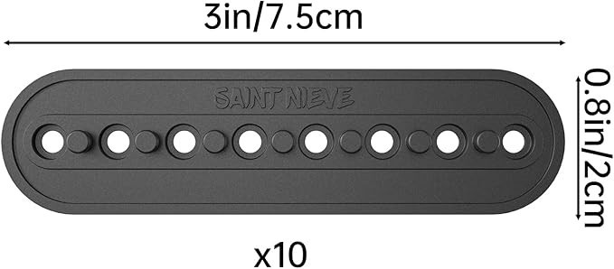 10 Pack Hat Size Extender, Adjustable Hat Buckle Replacement, TPR