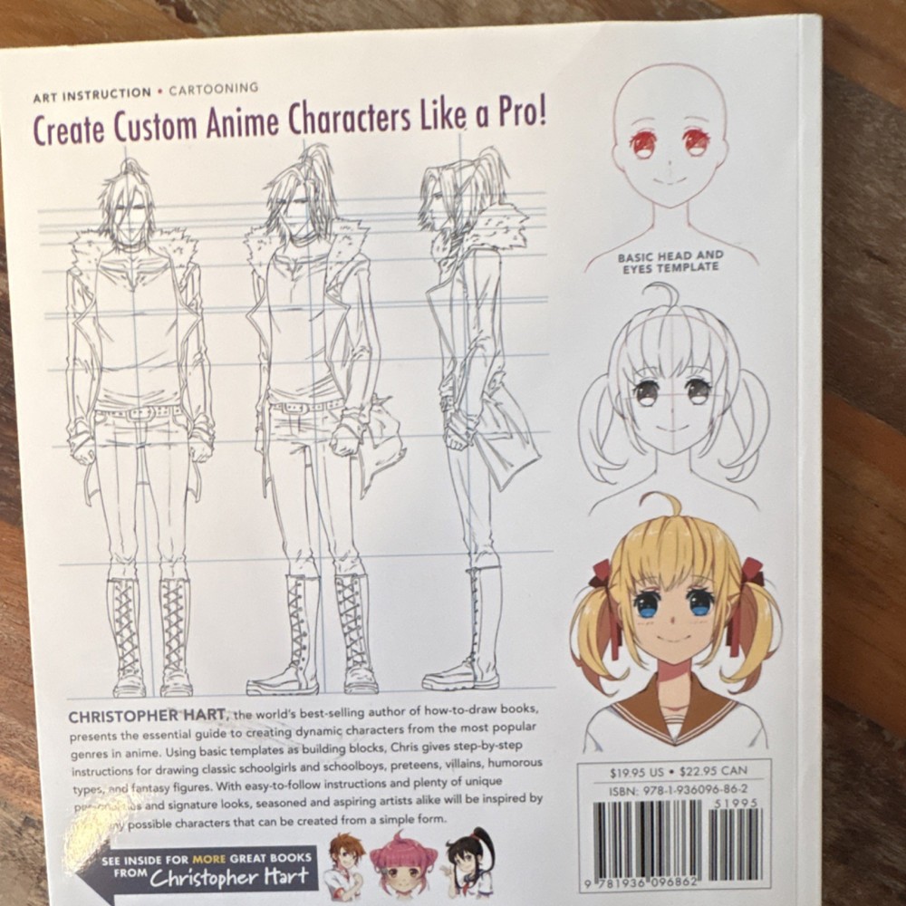 Christopher Hart Drawing Anime Comics Manga Drawing Art Instruction Book
