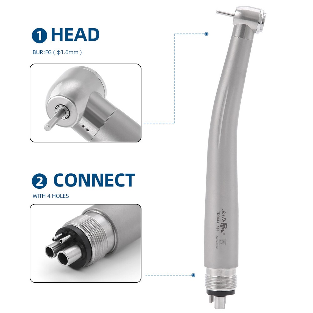 Dental Unit Chair Computer Control PU Leather Compensate Wider+Stool /Handpiece