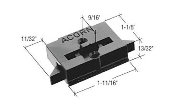 Black Pastic Tilt Latch for Acorn Windows