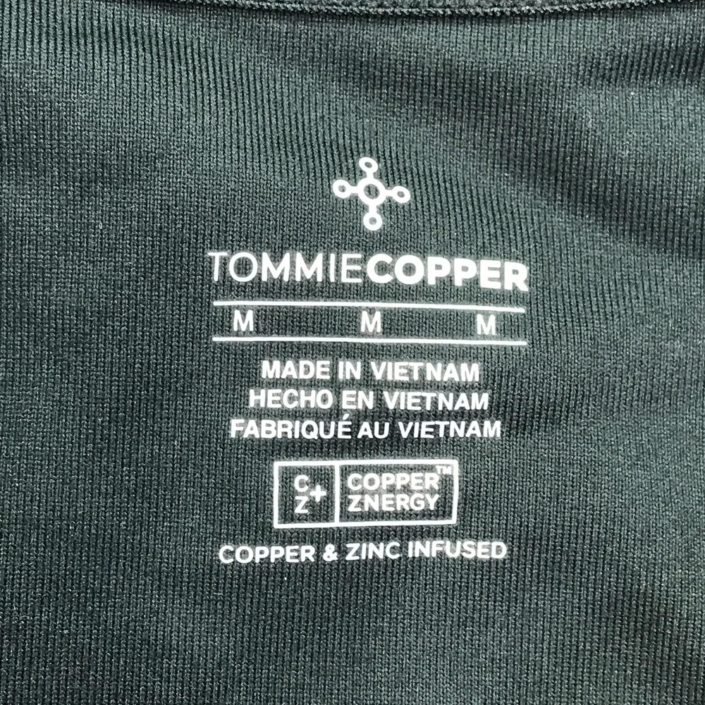 Tommie Copper Womens Back Support Compression Shirt Jacket Black Medium LS