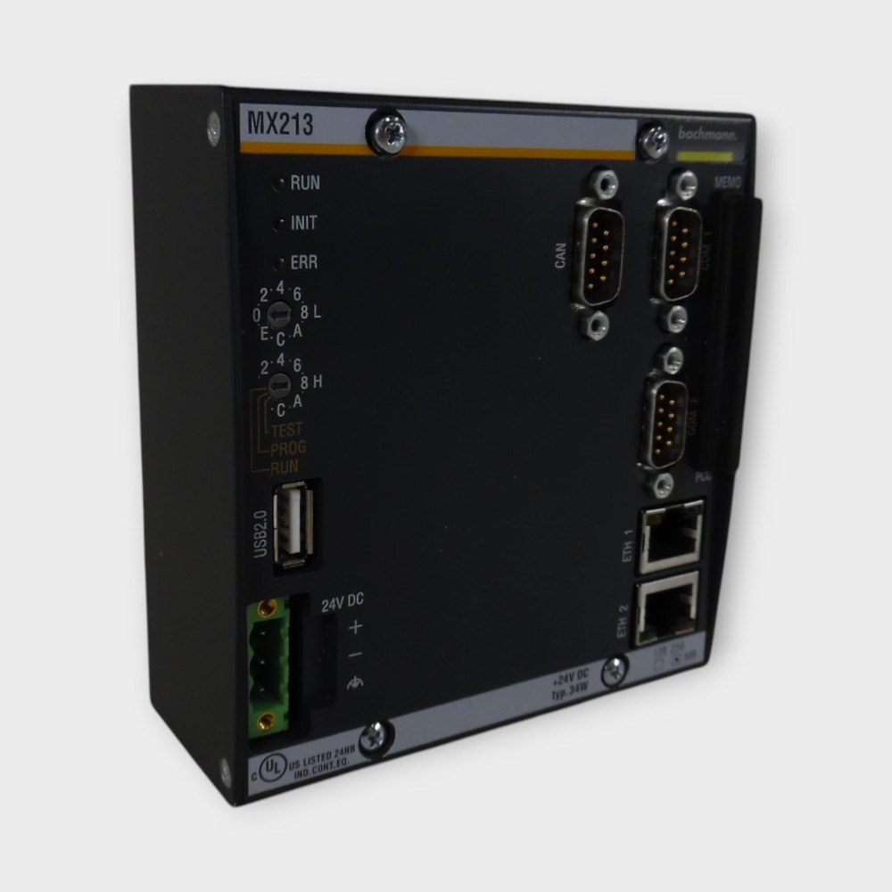 Bachmann MX213 CPU I/O Controller PLC Processor Module 00031491-00 *Bare/New*