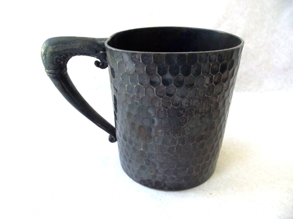 Antique E.G. Webster & Bro Silver Plate Quadruple Plate Cup! 1883! INSCRIBED