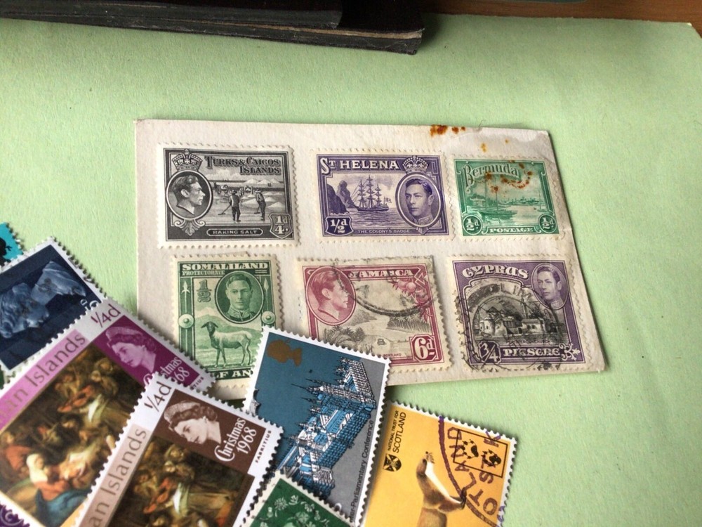 UK & Colonies loose stamps Ref 51913