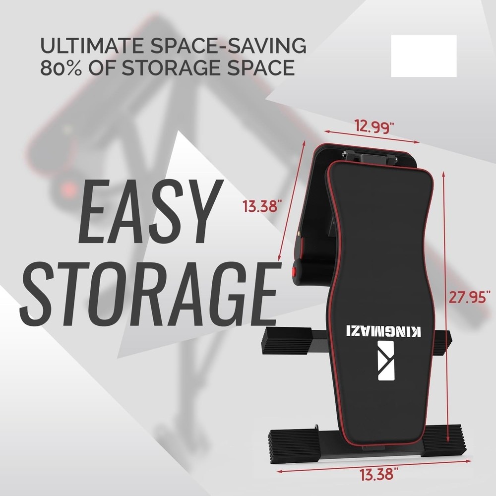 Adjustable Weight Bench, Exercise Workout Bench for Full Body Workout