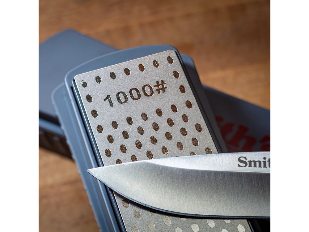 Smith's 6" Dual Grit Fine Diamond Stone Knife Sharpener