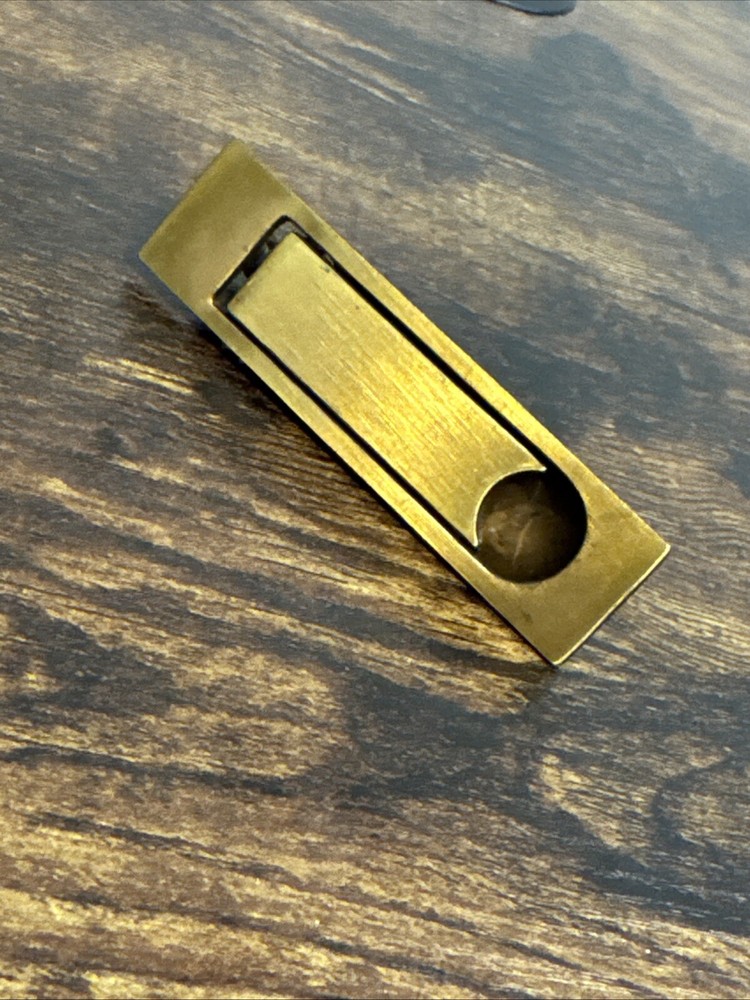 Drexel Passage Door Pull Brass Handle Campaign KCB N15812 Vintage Replacement