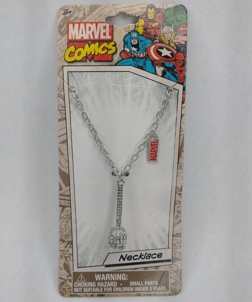 Marvel Comics Thor's Hammer Necklace Thor Pendant New