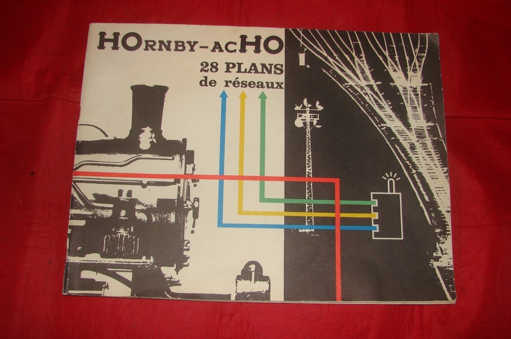 HO HO LAYOUT MAP BOOKLET + ELECTRIC TRAIN INSTRUCTIONS