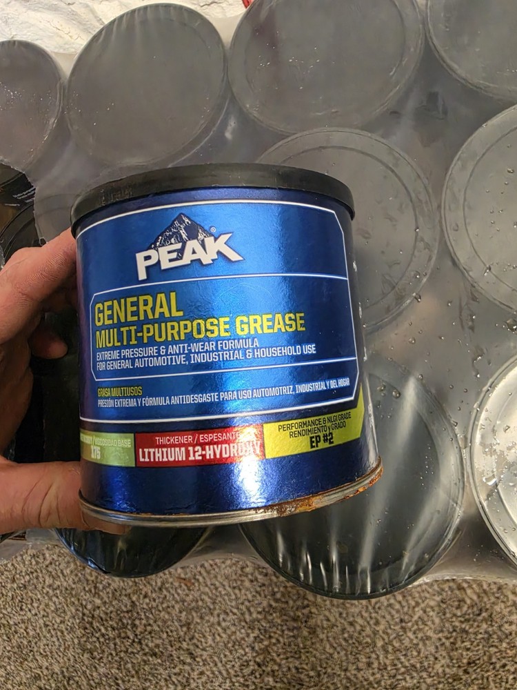 (Case Of 12) Peak General Multi-purpose Grease, Lithium 12-Hydroxy, Ep#2