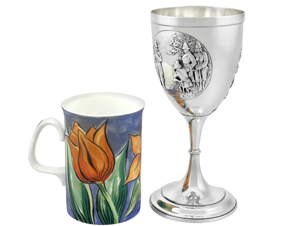 Sterling Silver Goblet Antique Victorian 1862