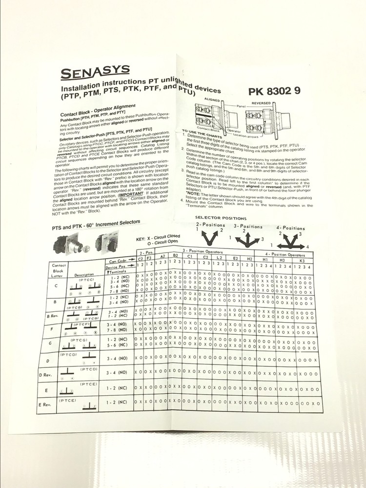 SENASYS PTSJK302C Micro Switch 600VAC 