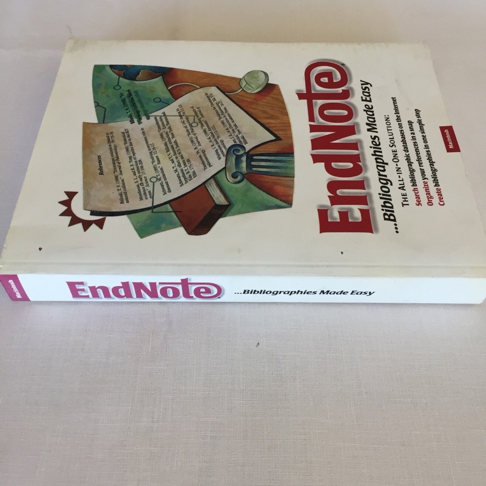 EndNote Student Special MacIntosh 3.1.2 3rd Ed. 1999 ISI ResearchSoft Complete