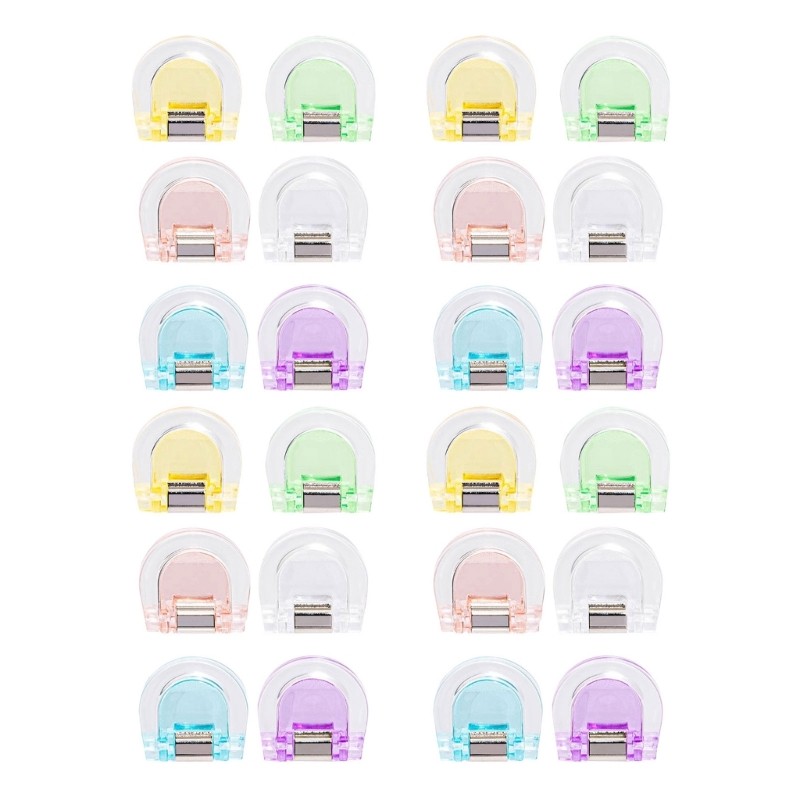 Multipurpose Desk Organizers Spring Clips Plastic Texture for Documents Photos