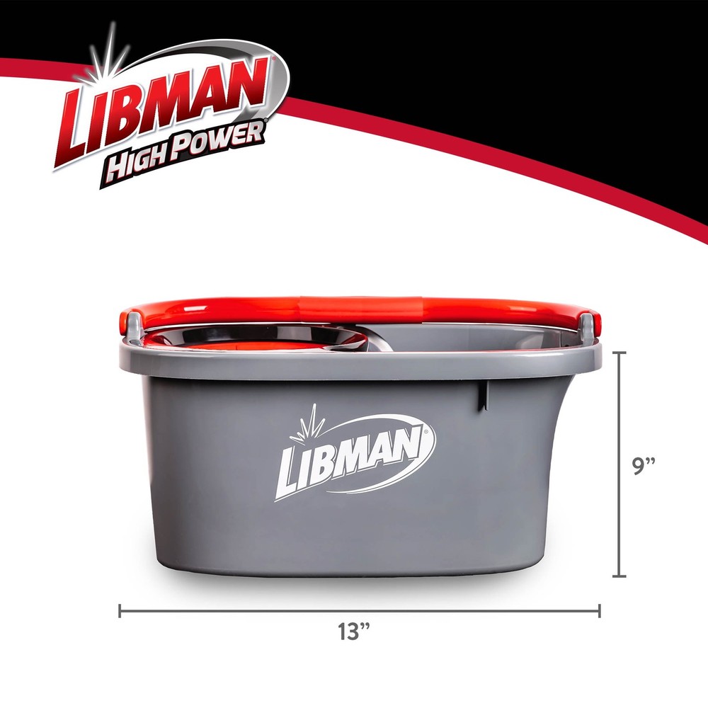 Libman Microfiber Spin Mop System High Power Professional Grade