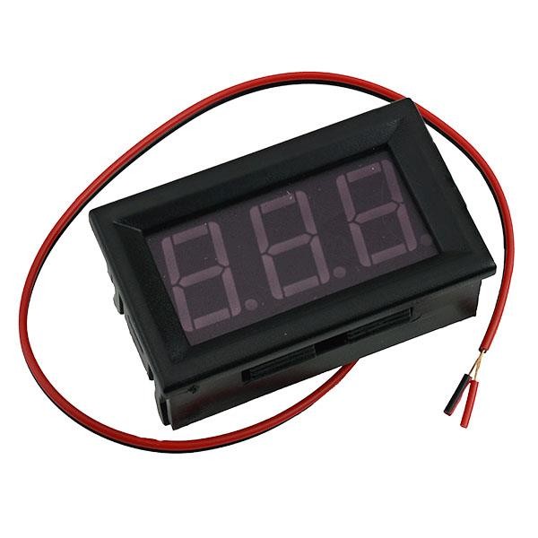 Red LED Digital Voltmeter 4.5-30V
