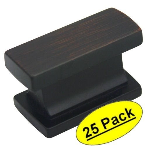 *25 Pack* Cosmas Cabinet Hardware Oil Rubbed Bronze Contemporary Knobs #701ORB