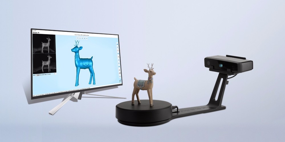 2024 EinScan SE 3D Scanner V2, Fixed/ Auto Dual Mode, Wide Scan Range For PC/Mac