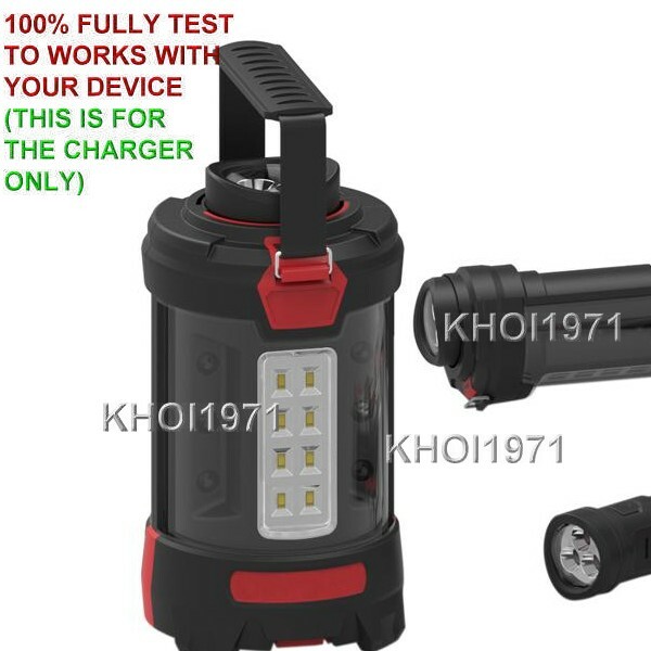 CAR charger adapter for 4059 Mobile Power Red Multifunction LED Work Light