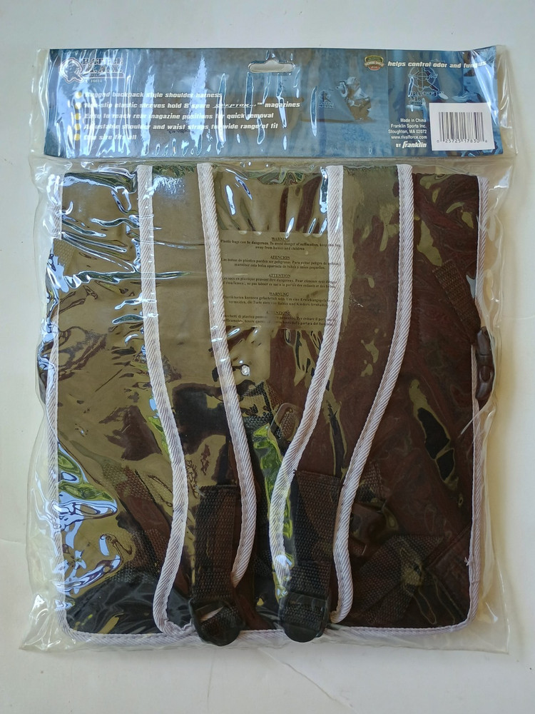 Battle Max Rival Force Marker Ball Projectile Backpack Shoulder Harness Franklin