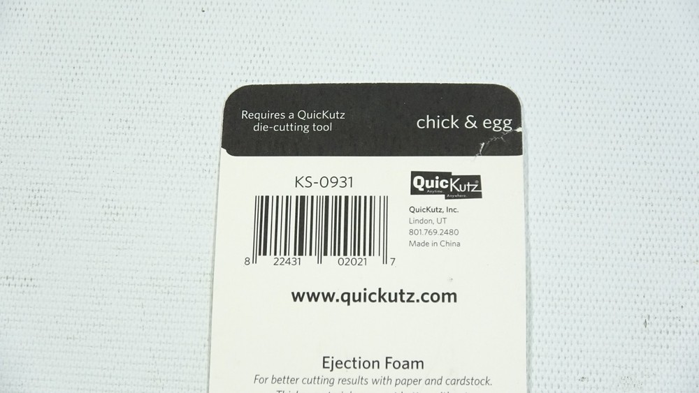 2009 Quickutz Cutting Die Chick & Egg KS-0931