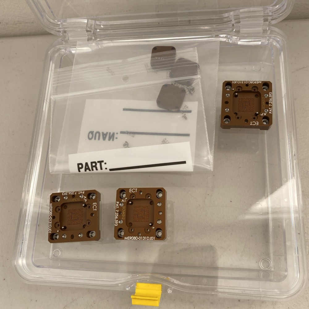 Everett Charles Technologies (ECT) BGA Test Contactor Lot - 66 VFBGA & 131 BGA