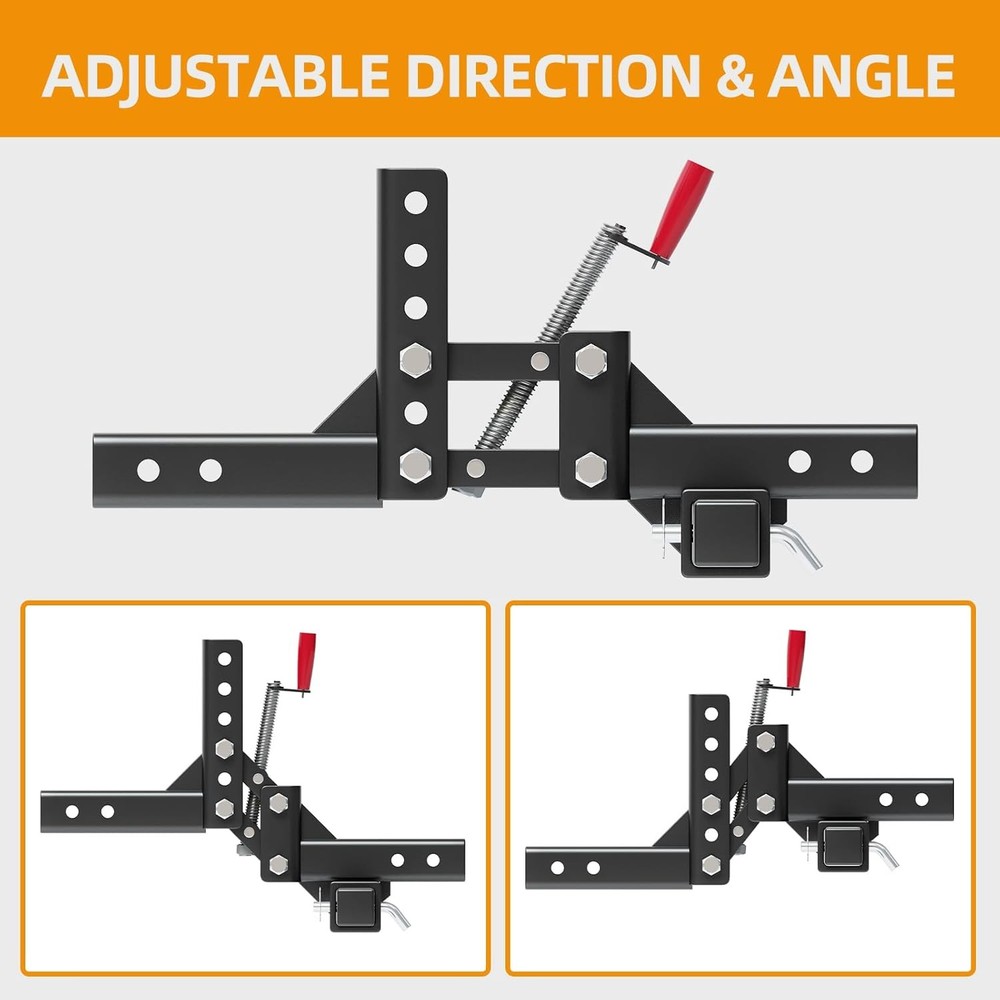 Manual 1-Point Implement Lift for ATV UTV Quick Lift w/ 2" Receiver