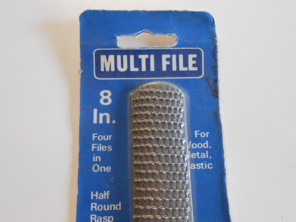 Great Neck 8 in. Multi File, Half Round Rasp & File, Flat Rasp & File