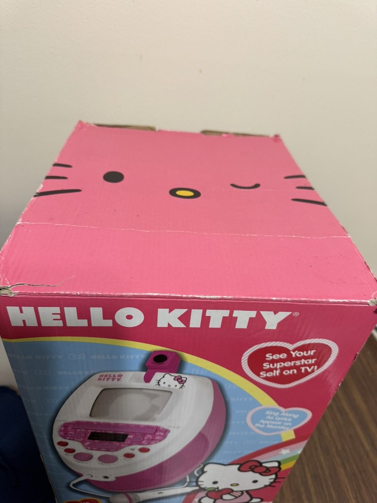 Hello Kitty CD Karaoke System With Screen