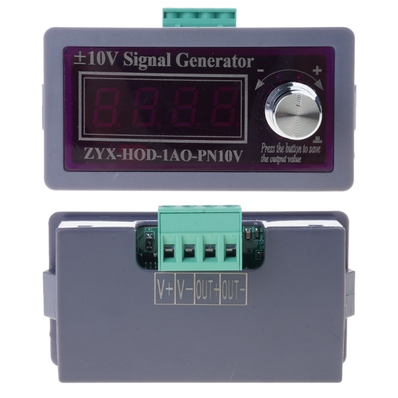 ±10v+5v/0-10v Voltage Source Signal Generator Meter Block DAC Analog Output