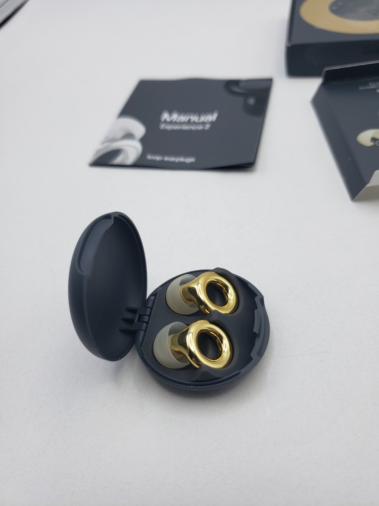 Loop Experience 2 Earplugs High Fidelity Hearing Protection Gold - Open Box