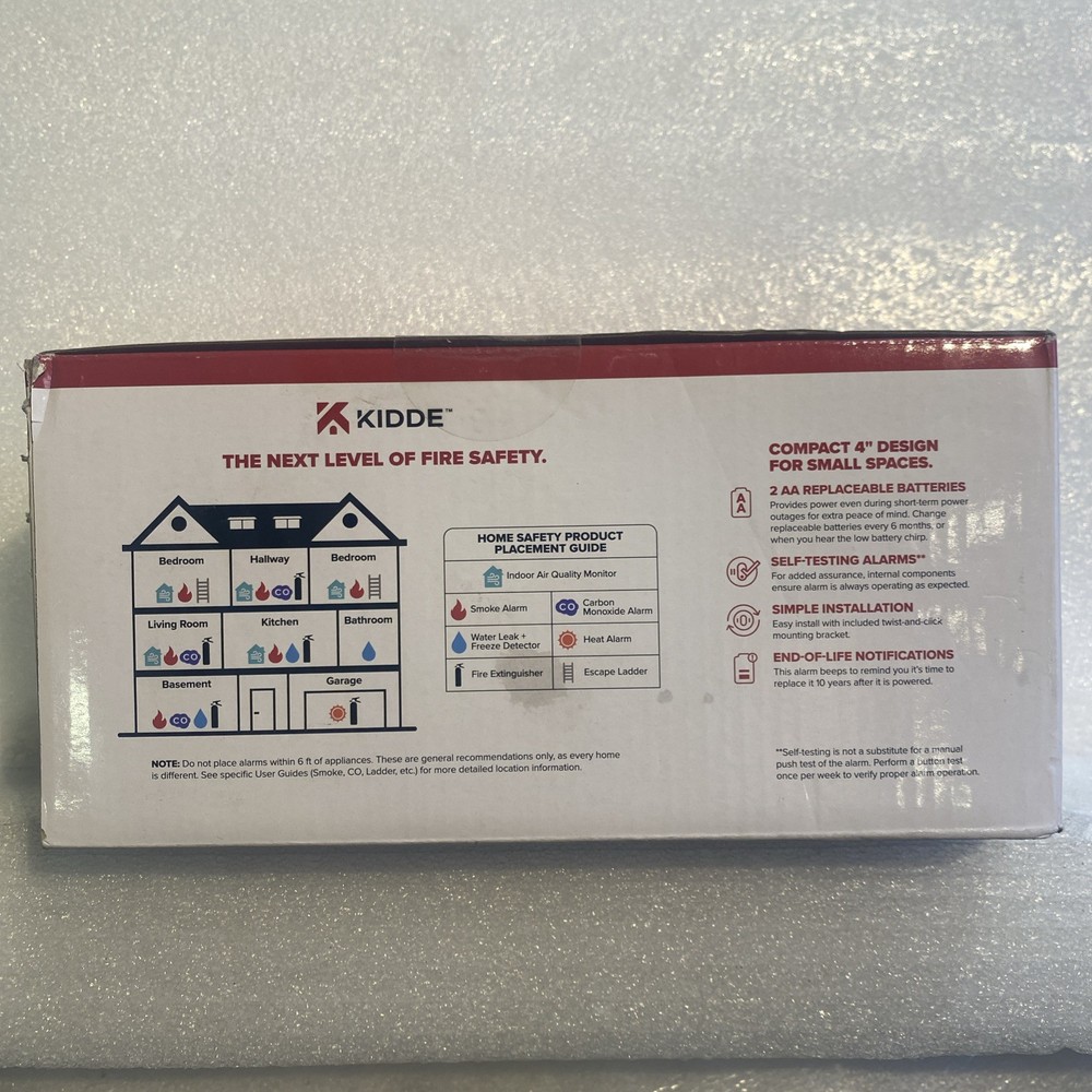 KIDDE 10SDR Detect Smoke Alarm - 4 Pack NEW